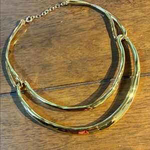 Sexy Classic Sezane Gold French Femme collar Necklace NEW 💋